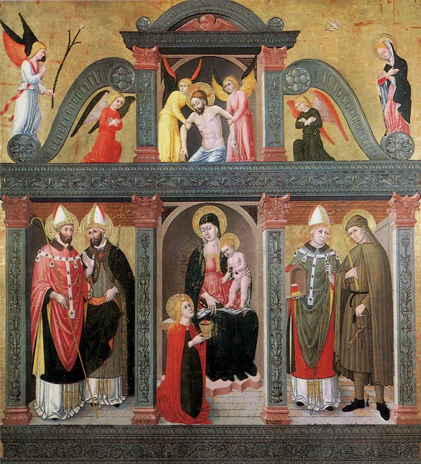 DOMENICO DA TOLMEZZO St Lucy Altarpiece (Pala di S. Lucia) eth